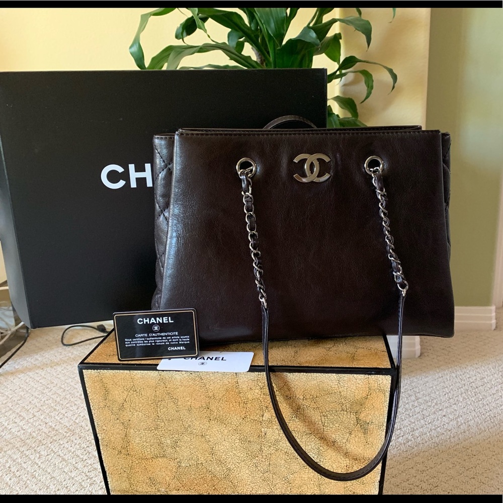 Chanel large black purse